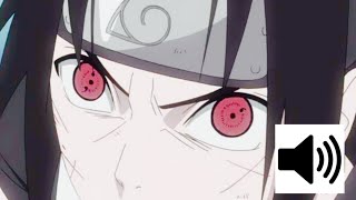 Sharingan sound effect 🔊  Sasuke activates his sharingan against Haku [upl. by Eidoc]