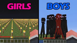 phobias of boys and girls in minecraft [upl. by Naraa]