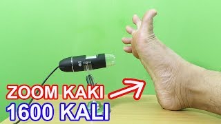 ZOOM MATA KAKI LUKA 1600 X SEPERTI APA YA [upl. by Cleodal]