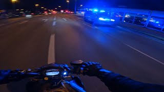 Kawasaki z1000  Top speed amp wheelies  First streetrace of the year [upl. by Ahoufe]