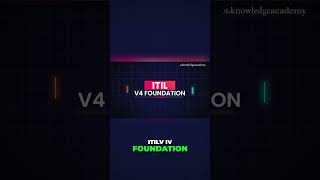 ITIL 4 Foundation  ITIL V4  ITIL [upl. by Anaujnas]