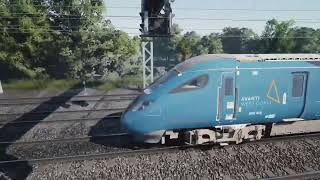 TSW5 NEW Avanti West Coast 805 Test Run WCML South [upl. by Amadeo8]