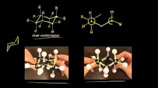 Conformations of cyclohexane  Organic chemistry  Khan Academy [upl. by Henryetta357]