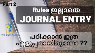 PLUS ONE ACCOUNTANCY IN MALAYALAMHOW TO PASS JOURNAL ENTRIES 2019 [upl. by Dewhirst]