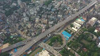 Elevated Expressway Dhaka  Aerial View 4K  এলিভেটেড এক্সপ্রেসওয়ে [upl. by Laroc]