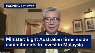 Eight Australian companies have made commitments to invest in Malaysia minister says [upl. by Ia638]