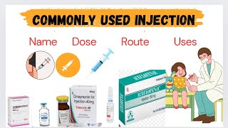 Injection  Bodyache  Injection nausea and vomiting  injection Stomach and gass  Pain killer [upl. by Aniloj]