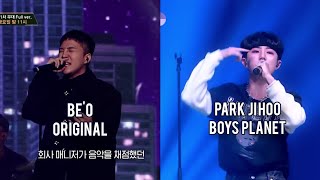 Boys Planet Park Ji Hoo Part in Limousine Original Artist  BEO Feat MINO [upl. by Werra]