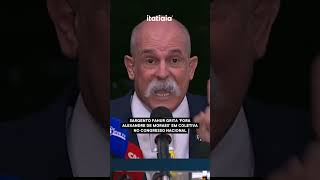 SARGENTO FAHUR GRITA FORA ALEXANDRE DE MORAES EM COLETIVA NO CONGRESSO NACIONAL [upl. by Aniret]