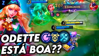 NOVA BUILD DA ODETTE  ODETTE GAMEPLAY  Mobile Legends [upl. by Deehahs992]