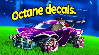 10 Underrated OCTANE Decals In Rocket League [upl. by Coppola]