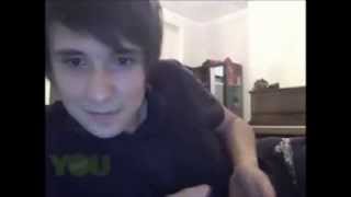 Dan Howell  YouNow August 21 2012 [upl. by Ffilc]