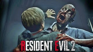 RESIDENT EVIL 2 REMAKE MODO INTENSO LEON 05  CAOS NA DELEGACIA [upl. by Druce]