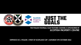 Giffnock v Pollok  5th October 2024  Just the Goal [upl. by Annahahs]