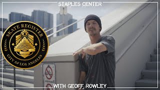 Geoff Rowley  Skate Register Staples Center [upl. by Ahsile]