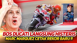 BOS DUCATI HISTERIS🔥MARC MARQUEZ TERCEPATCETAK REKOR BARU DESMOSEDICI GP23 UPDATEKALAHKAN BAGNAIA [upl. by Ardekan]