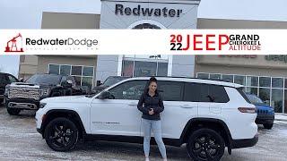 New 2022 Jeep Grand Cherokee L Altitude 4x4  3rd Row Seating  Stock  NGH0743  Redwater Dodge [upl. by Aydiv936]