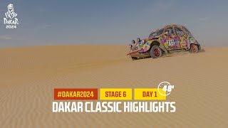 Dakar Classic Highlights  Stage 6  Dakar2024 [upl. by Onitnatsnoc]