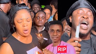 IN THE SPIRIT OF PRAYER ACTRESS BIDEMI KOSOKO RAISE EYEBROWS AS SHE PRAY SISI QUADRI CANDLE LIGHT [upl. by Yrot990]