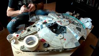 Fast Speed Build Star Wars DeAgostini Millennium Falcon  10 Minutes [upl. by Milty]