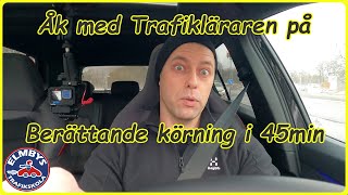 Åk med Trafikläraren på berättande körning i stadskörning 4KUHD [upl. by Delmar]