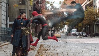 SpiderMan No Way Home  Final Swing Scene  Classic SpiderMan’s Suit  Movie Clip HD [upl. by Htebazie201]