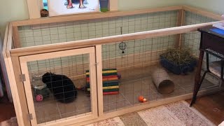 DIY bunny cage [upl. by Elleunamme]