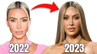 Kim Kardashian is Unrecognizable Has Kim K Changed her Face 2023 Update [upl. by Noirred]