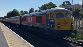 Class 69  66  69004  66799  The Solent Searcher Rail Tour  GB Railfreight  Woking  160722 [upl. by Marci]