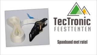 TecTronic Feesttenten  Hoe een spanband met ratel aanspannen [upl. by Pat]