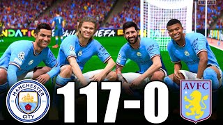 FIFA 23  RONALDO MESSI MBAPPE NEYMAR ALLSTARS  MANCHESTER CITY 1170 ASTON VILLA  PS5™ 4K60 [upl. by Bashemath520]