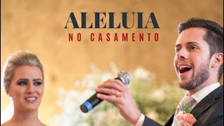 Noivo e padrinhos cantam ALELUIA Hallelujah  Casamento Lucas Berton e Patrícia Devens [upl. by Eelak]