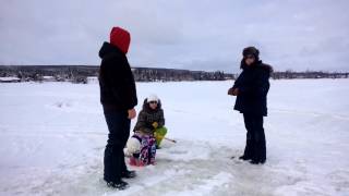 Smelt fishing on Gambo Pond [upl. by Nilyarg]