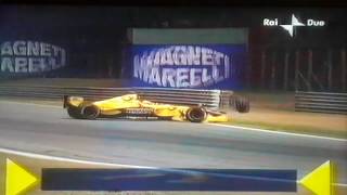 RICARDO ZONTA CRASH MONZA Rare [upl. by Antsirhc]