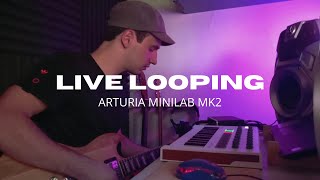 LIVE LOOPING ROCK  Arturia Minilab MK2  Ableton Live  MatLevelBeats [upl. by Itsim825]