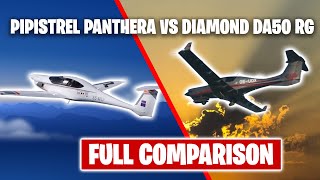 Pipistrel Panthera vs Diamond DA50 RG  Full Comparison [upl. by Staford928]