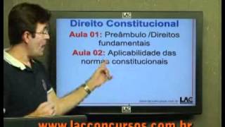 Noções de Direito CONSTITUCIONAL para o Concurso de ATA 2012 [upl. by Averil]