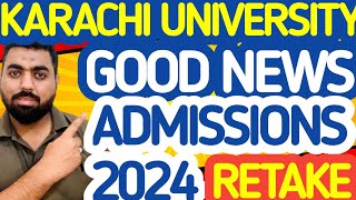 KARACHI UNIVEERSITY ADMISSIONS 2024 karachiuniversity universityofkarachi [upl. by Onaicul926]