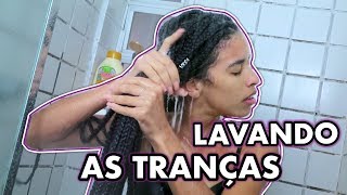 TRANÇAS BOX BRAIDS COMO LAVAR E SECAR [upl. by Sascha]