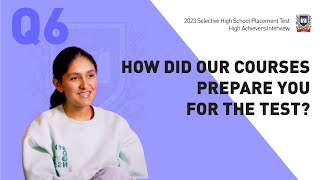 2023 Selective High School Placement Test High Achievers Interview 6 [upl. by Erasaec]