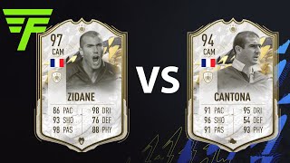 Moments Zidane 97 Vs Moments Cantona 94  FUT FATISH FIFA 22 shorts [upl. by Ynove]