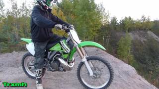 Kawasaki KX250 2003  Awesome 2Stroke Sounds [upl. by Zel]