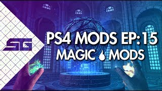 BEST SKYRIM MAGIC MODS PS4 2018 [upl. by Sillyhp]