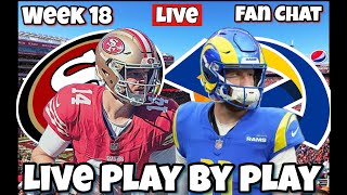 Los Angeles Rams vs San Francisco 49ers Week 18 NFL Game Live Stream [upl. by Thgirw]