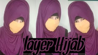 How to wear scarf in a easy way  Decent Hijab look for girls [upl. by Llechtim]