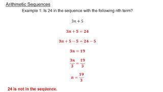 Year 9 Sequences Lesson 3 [upl. by Hajidak578]