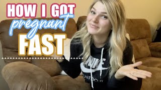 HOW I GOT PREGNANT FAST tips from a FERTILITY NURSE  Rachel K [upl. by Naxor]