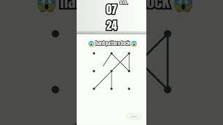 😱 hard pattern lock 😱 please subscribe MI 😔😘games patternlock top5impossiblepatternlock vira [upl. by Sion]