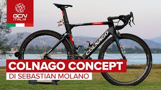 La Colnago Concept di Sebastián Molano  Biciclette dei professionisti [upl. by Enautna]