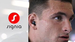 Lorcan Redmond professional Triathlete talks about his Signia Active hearing aids [upl. by Kat162]